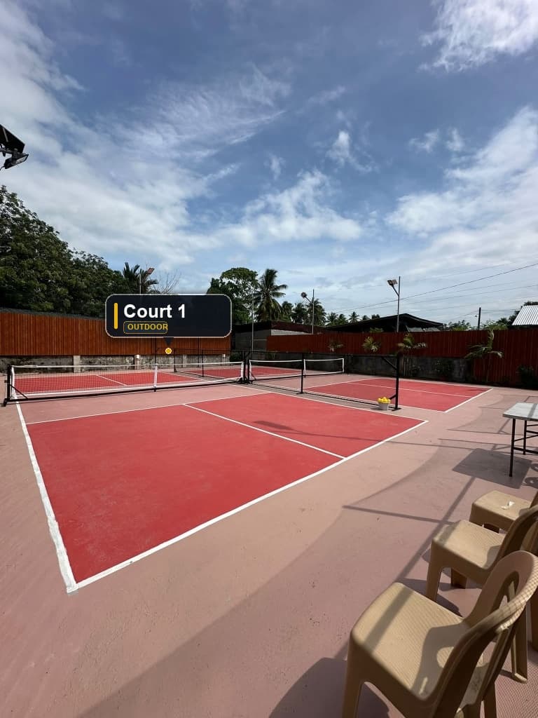Court 1 pickleball court
